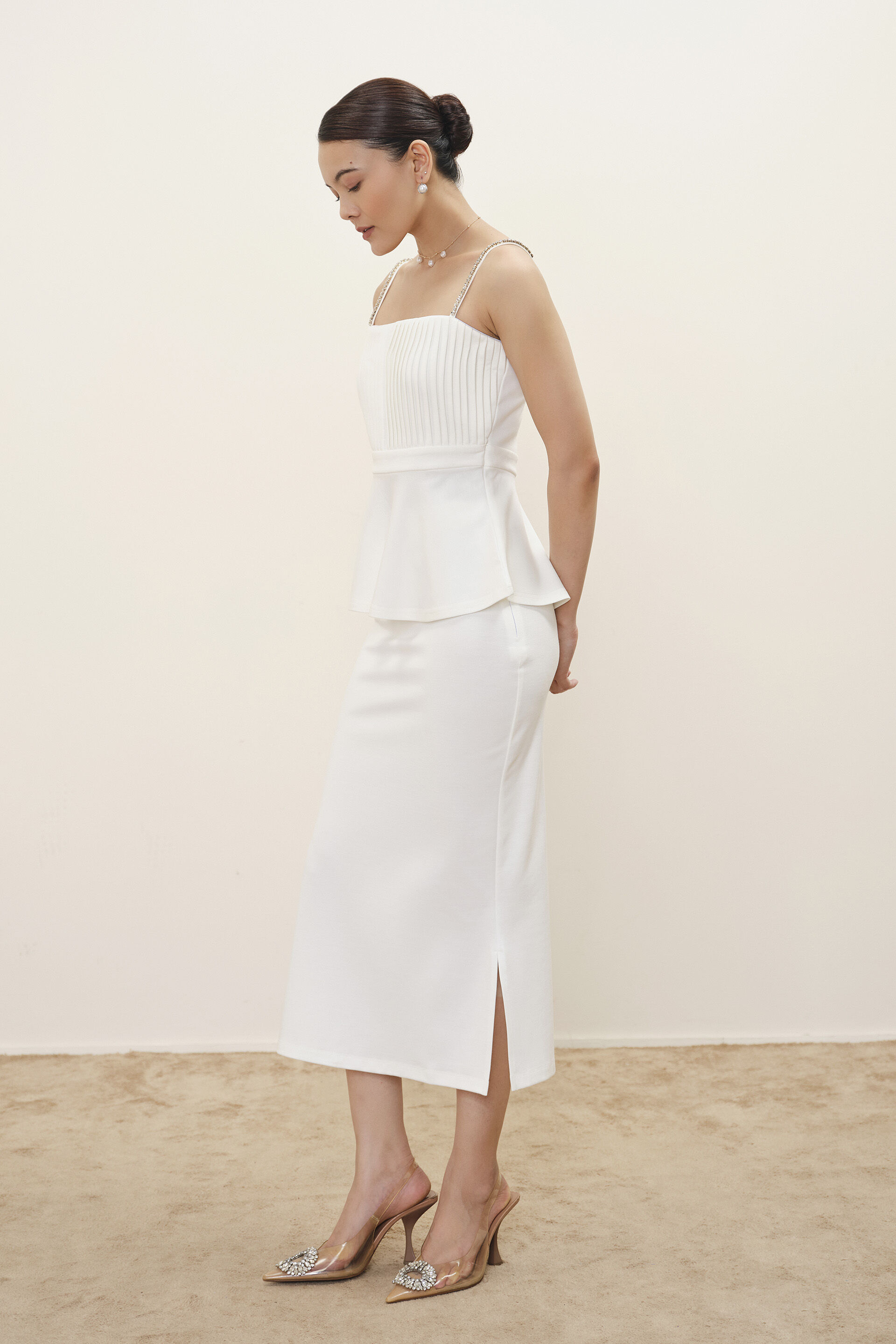 Jacinta White Top, White, image 4